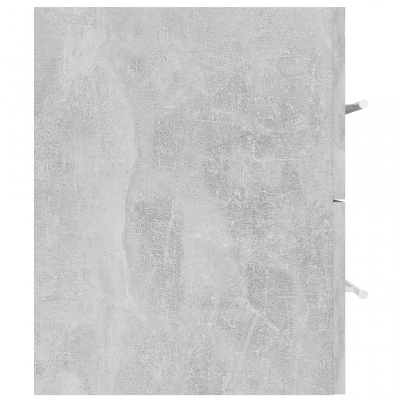 2 Piece Bathroom Furniture Set Concrete Grey Engineered Wood 2 Piece Bathroom Furniture Set Concrete Grey Engineered Wood