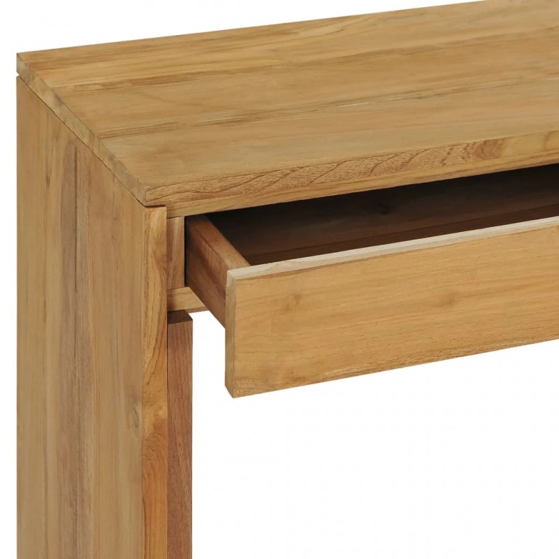 Console Table 100x35x75 cm Solid Teak Wood Console Table 100x35x75 cm Solid Teak Wood