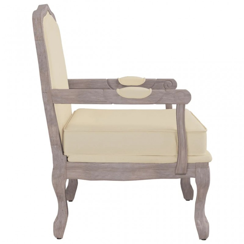 Sofa Chair Beige 64x64x90 cm linen Sofa Chair Beige 64x64x90 cm linen