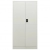 Locker Cabinet Light Grey 90x40x180 cm Steel
