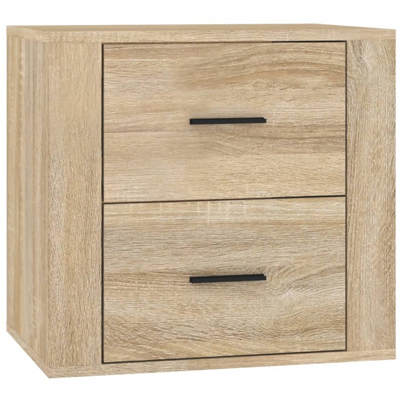 Wall-mounted Bedside Cabinet Sonoma Oak 50x36x47 cm Wall-mounted Bedside Cabinet Sonoma Oak 50x36x47 cm