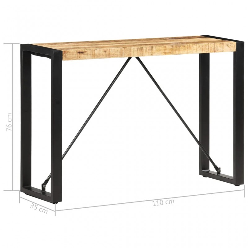 Console Table 110x35x76 cm Solid Mango Wood Console Table 110x35x76 cm Solid Mango Wood