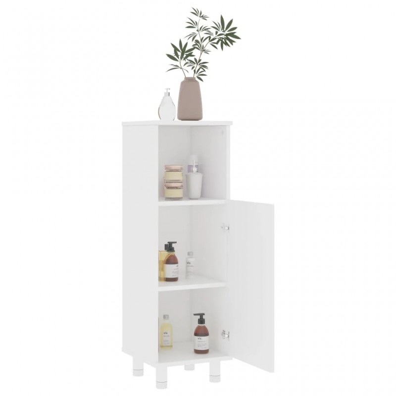 Bathroom Cabinet White 30x30x95 cm Engineered Wood Bathroom Cabinet White 30x30x95 cm Engineered Wood