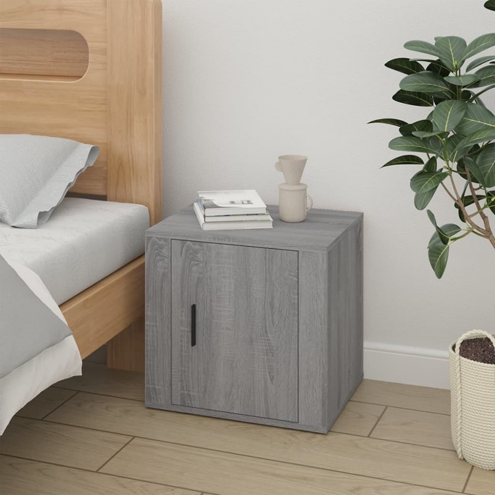 Bedside Cabinet Grey Sonoma 50x39x47 cm