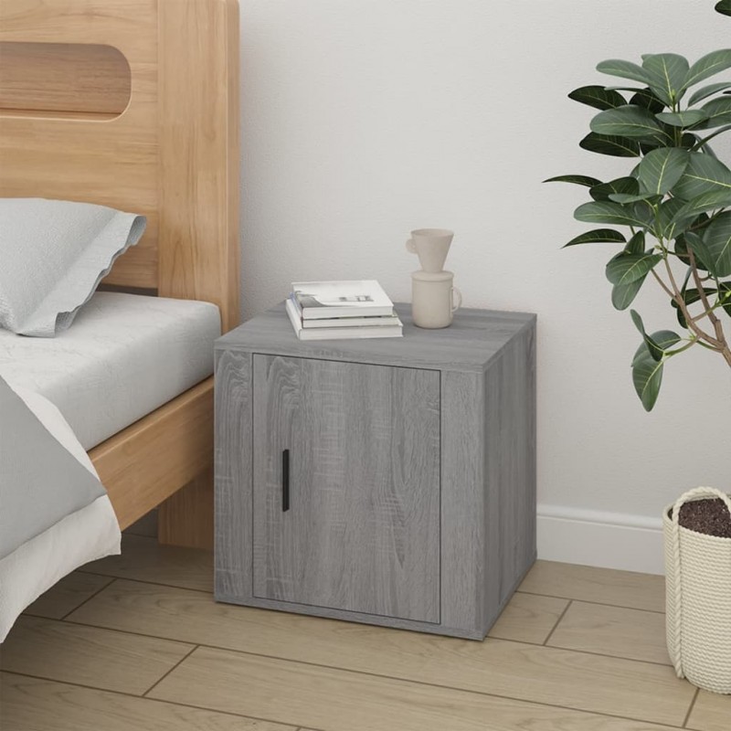 Bedside Cabinet Grey Sonoma 50x39x47 cm