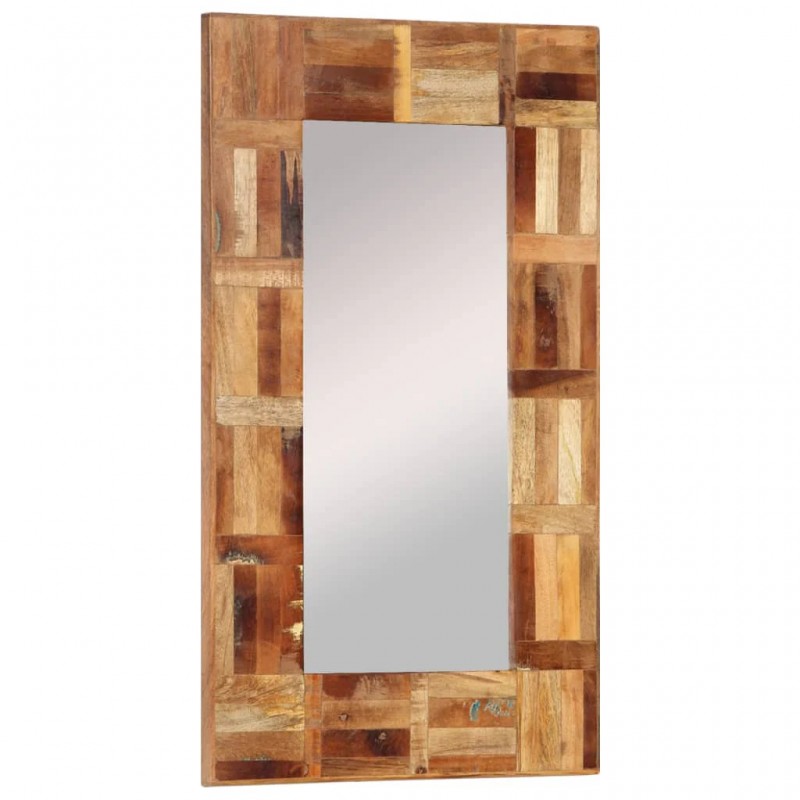 Wall Mirror Solid Wood Reclaimed 50x80 cm Wall Mirror Solid Wood Reclaimed 50x80 cm