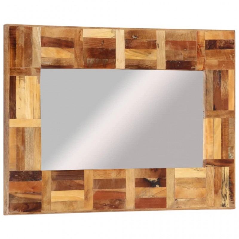 Wall Mirror Solid Wood Reclaimed 50x80 cm Wall Mirror Solid Wood Reclaimed 50x80 cm