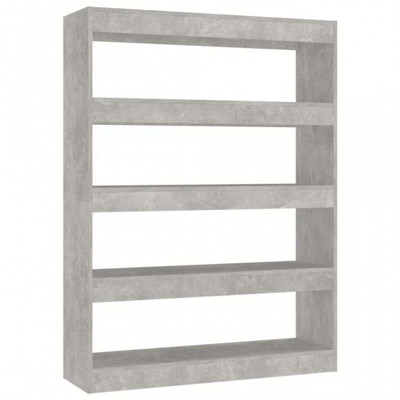 Book Cabinet/Room Divider Concrete Grey 100x30x135 cm Book Cabinet/Room Divider Concrete Grey 100x30x135 cm