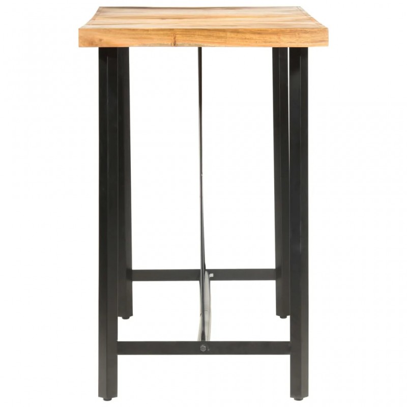 9 Piece Bar Set Solid Acacia Wood and Solid Reclaimed Wood 9 Piece Bar Set Solid Acacia Wood and Solid Reclaimed Wood