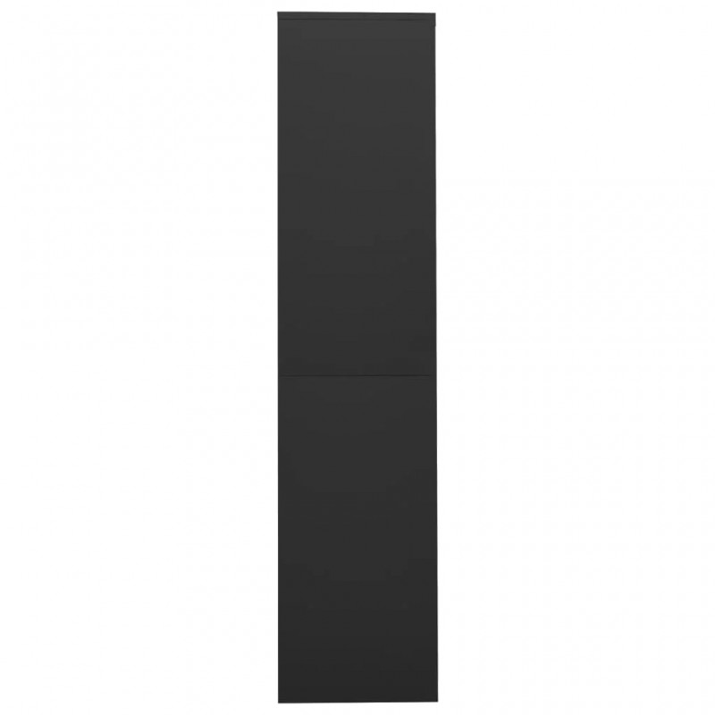 Office Cabinet with Sliding Door Anthracite 90x40x180 cm Steel Office Cabinet with Sliding Door Anthracite 90x40x180 cm Steel