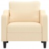 Sofa Chair Cream 60 cm Fabric