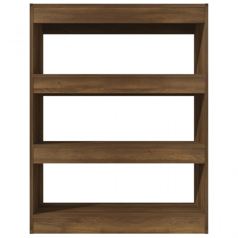 Book Cabinet/Room Divider Brown Oak 80x30x103 cm Engineered wood Book Cabinet/Room Divider Brown Oak 80x30x103 cm Engineered wood