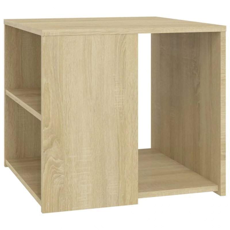 Side Table Sonoma Oak 50x50x45 cm Engineered Wood Side Table Sonoma Oak 50x50x45 cm Engineered Wood