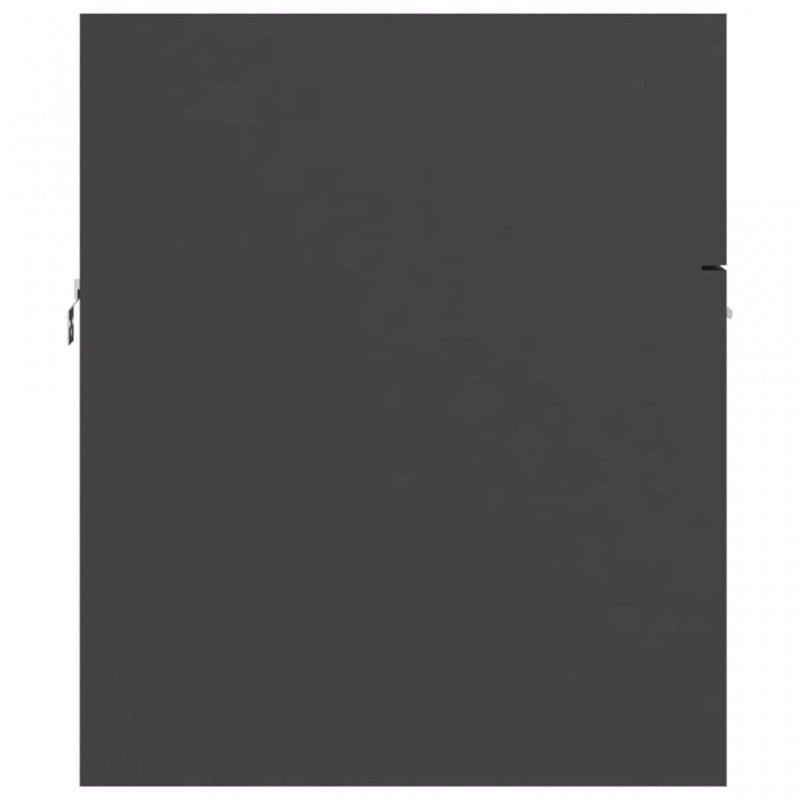 2 Piece Bathroom Furniture Set Grey Engineered Wood 2 Piece Bathroom Furniture Set Grey Engineered Wood