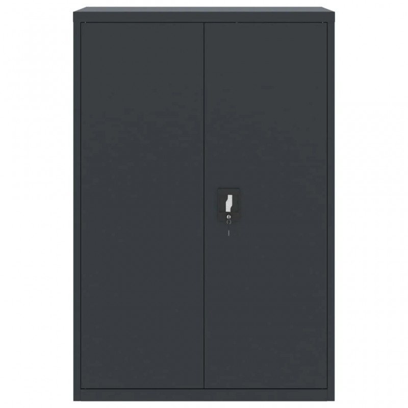 File Cabinet Anthracite 90x40x140 cm Steel File Cabinet Anthracite 90x40x140 cm Steel