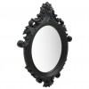 Wall Mirror Castle Style 56x76 cm Black