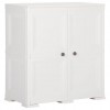 Plastic Cabinet 79x43x85.5 cm Wood Design Angora White