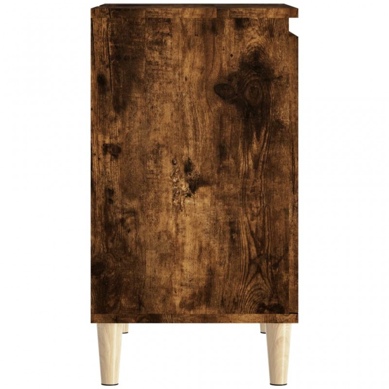 Sink Cabinet Smoked Oak 58x33x60 cm Engineered Wood Sink Cabinet Smoked Oak 58x33x60 cm Engineered Wood