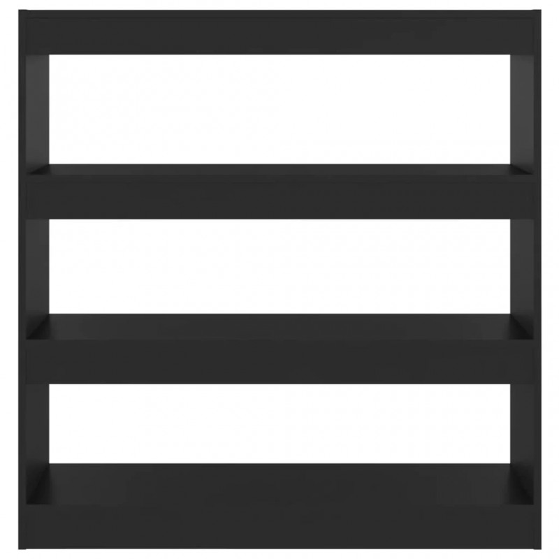 Book Cabinet/Room Divider Black 100x30x103 cm Book Cabinet/Room Divider Black 100x30x103 cm