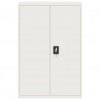 File Cabinet White 90x40x140 cm Steel