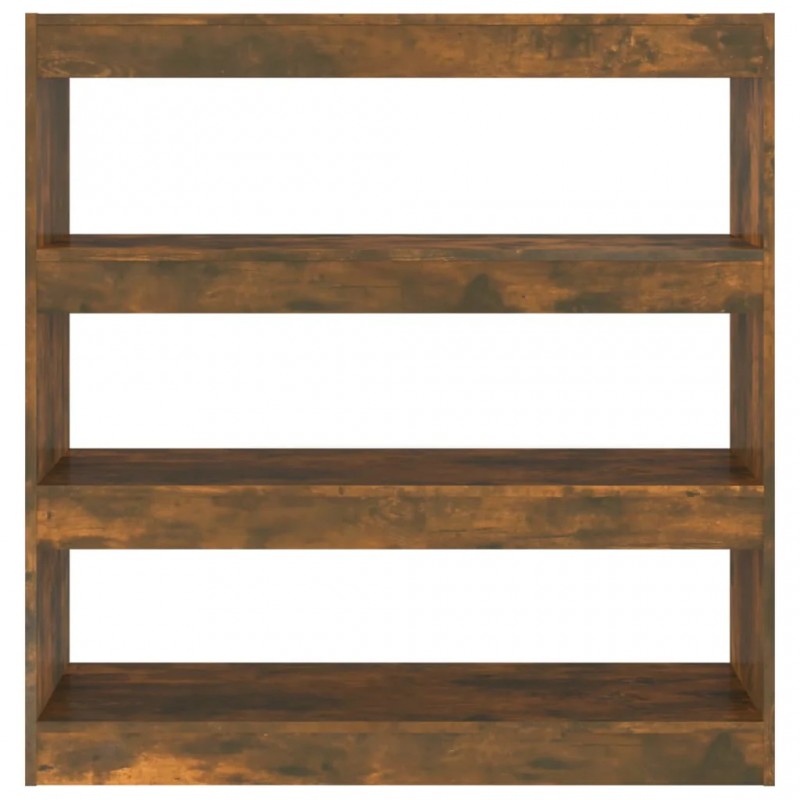 Book Cabinet/Room Divider Smoked Oak 100x30x103 cm Book Cabinet/Room Divider Smoked Oak 100x30x103 cm