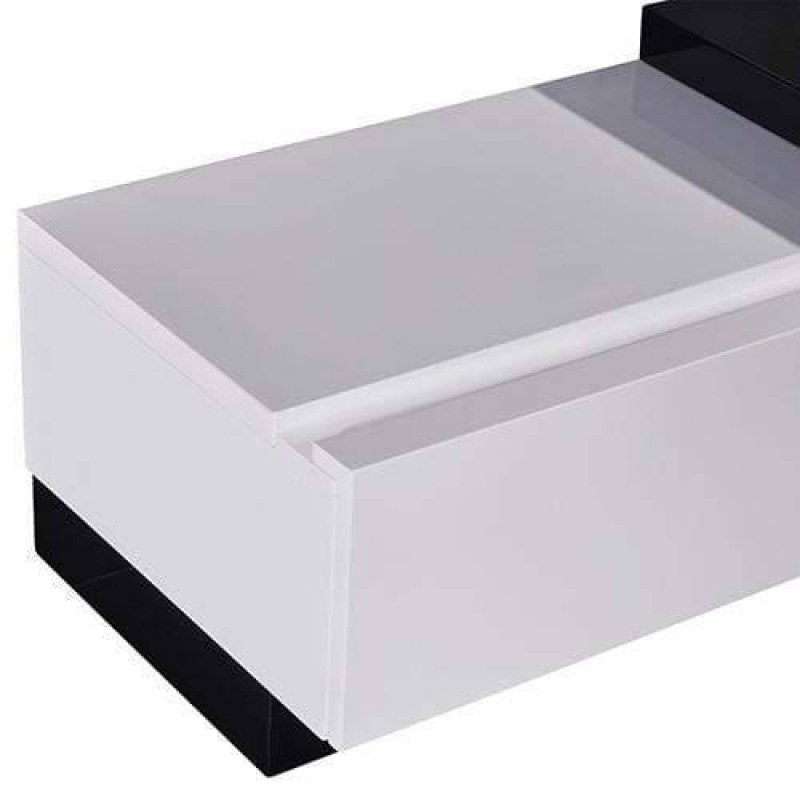 Grandora TV Cabinet Black & White Grandora TV Cabinet Black & White