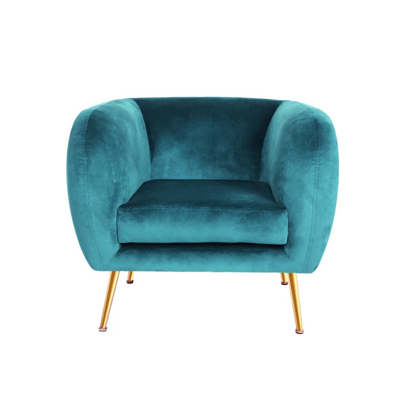 Artiss Armchair Lounge Sofa Arm Chair Accent Chairs Armchairs Couch Velvet Green Artiss Armchair Lounge Sofa Arm Chair Accent Chairs Armchairs Couch Velvet Green