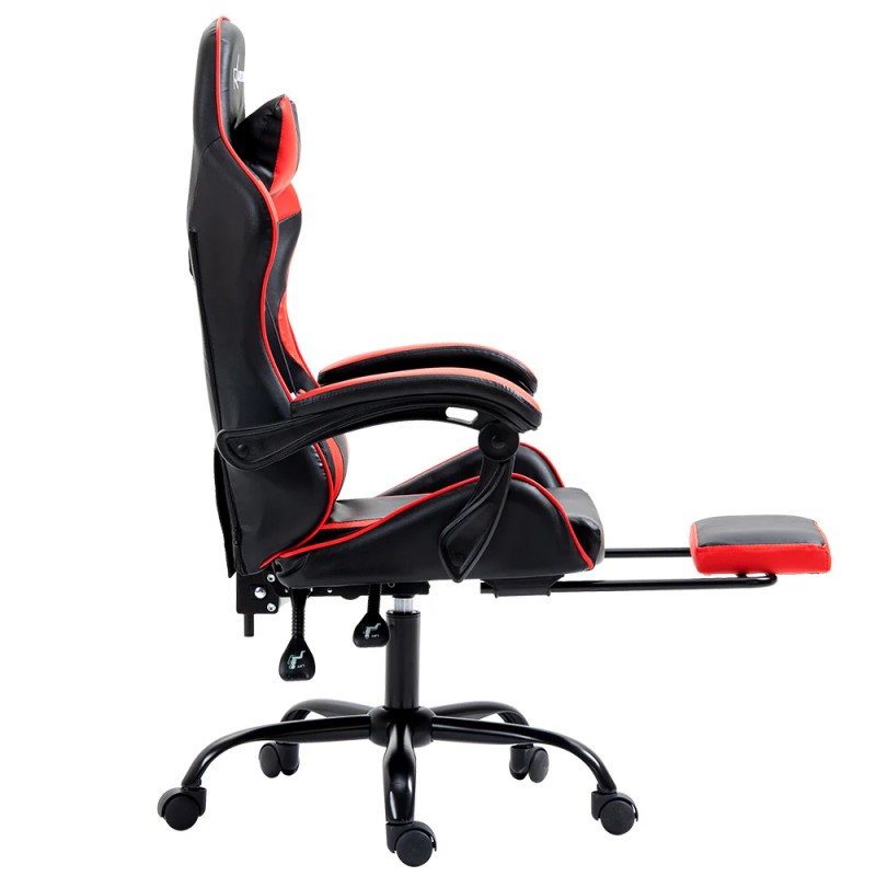Artiss Gaming Office Chair Recliner Footrest Red Artiss Gaming Office Chair Recliner Footrest Red