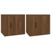 Bedside Cabinets 2 pcs Brown Oak 50x39x47 cm