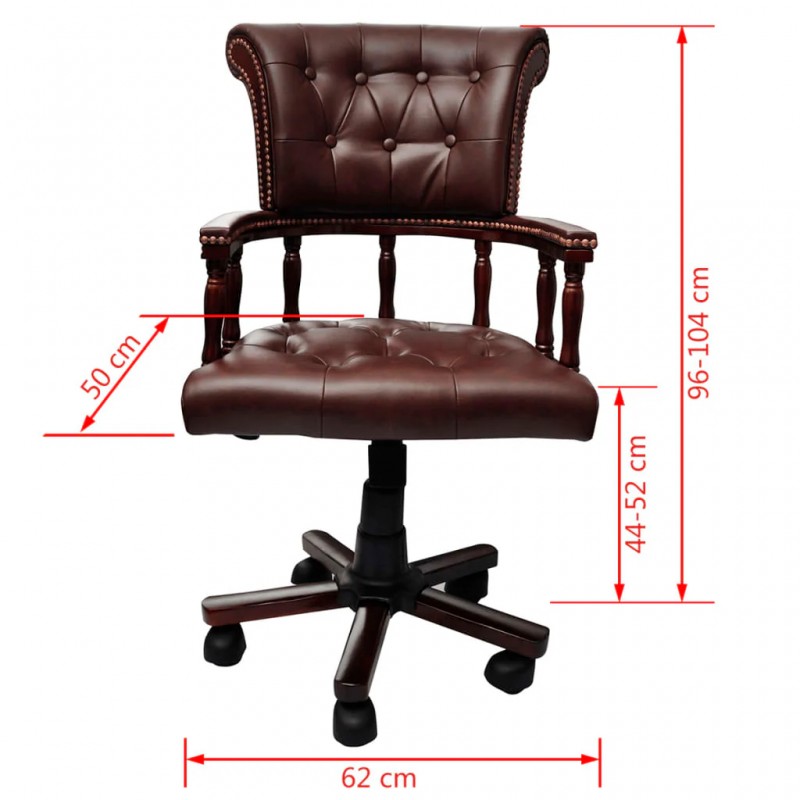 Swivel Office Chair Brown Swivel Office Chair Brown