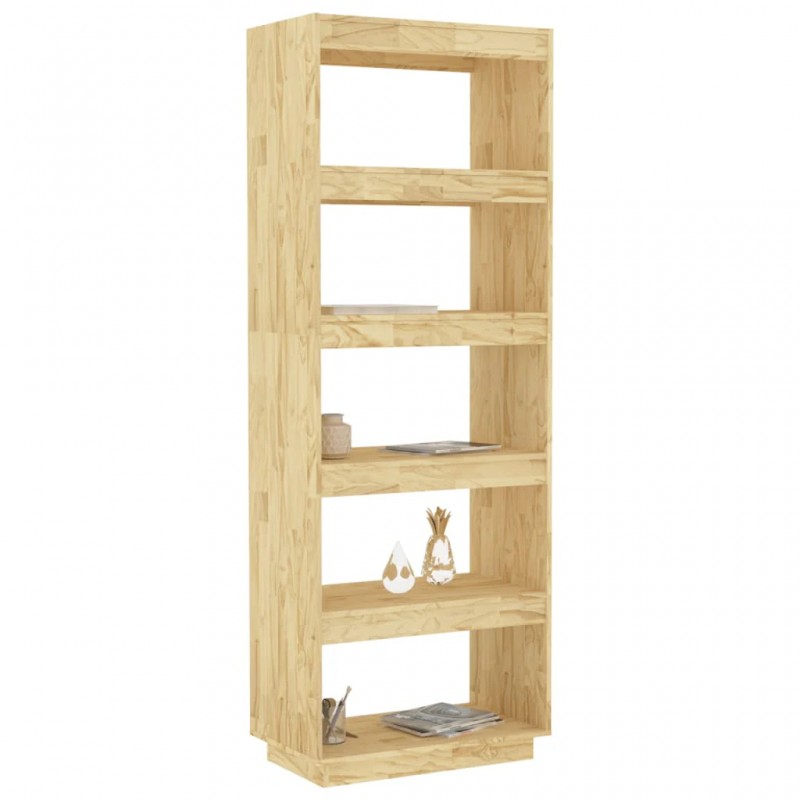Book Cabinet/Room Divider 60x35x167 cm Solid Pinewood Book Cabinet/Room Divider 60x35x167 cm Solid Pinewood