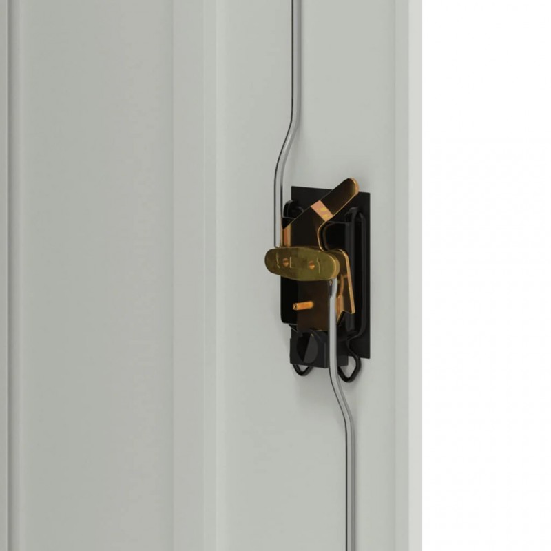 File Cabinet Light Grey 90x40x105 cm Steel File Cabinet Light Grey 90x40x105 cm Steel
