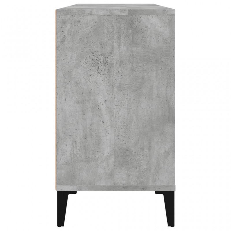 Sink Cabinet Concrete Grey 80x33x60 cm Engineered Wood Sink Cabinet Concrete Grey 80x33x60 cm Engineered Wood