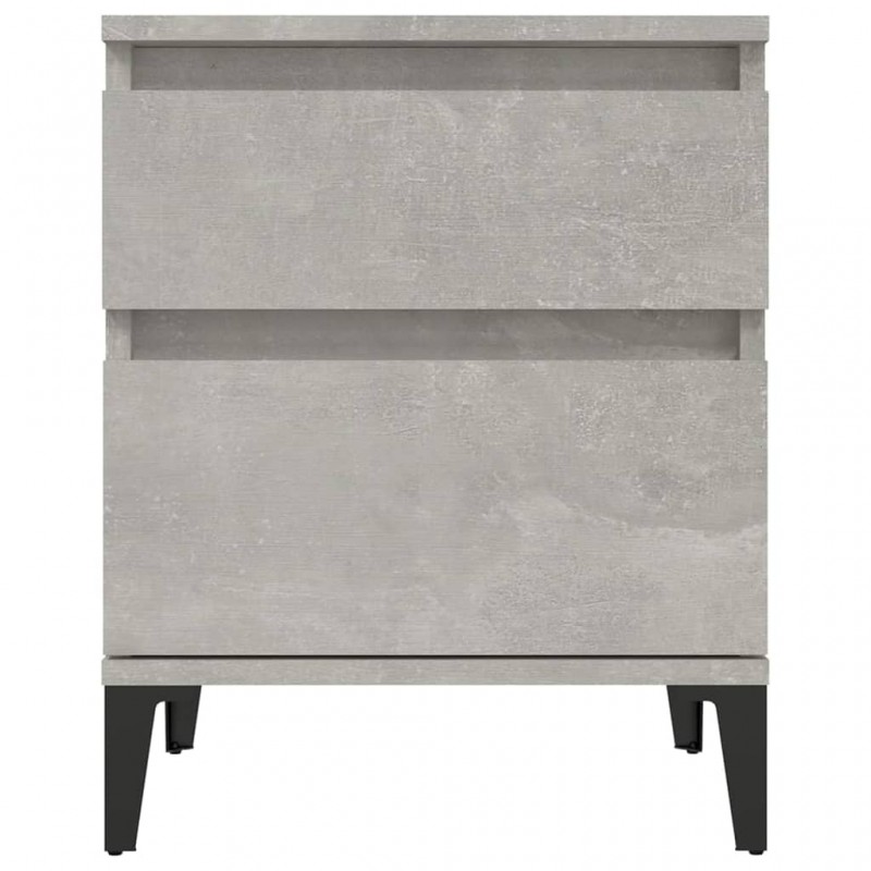 Bedside Cabinet Concrete Grey 40x35x50 cm Bedside Cabinet Concrete Grey 40x35x50 cm