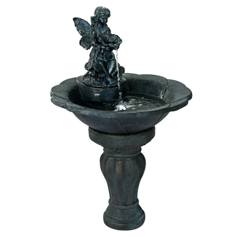 Gardeon Solar Water Feature with LED Lights Angel 94cm Gardeon Solar Water Feature with LED Lights Angel 94cm