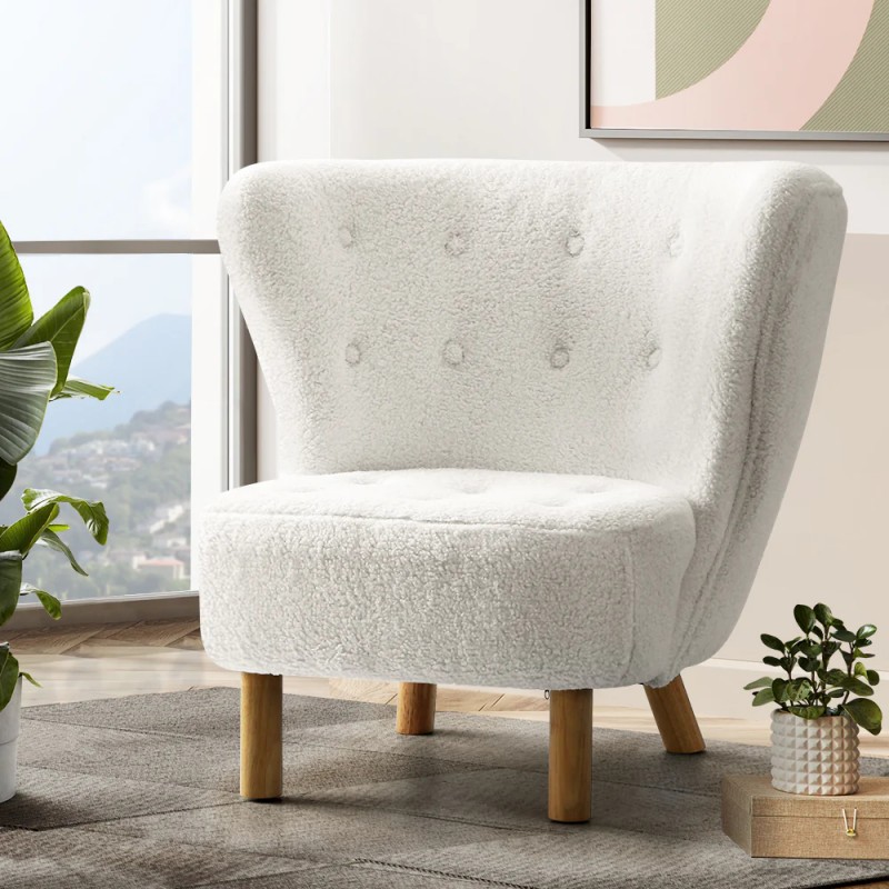 Artiss Armchair Lounge Accent Chair Armchairs Couch Chairs Sofa Bedroom White Artiss Armchair Lounge Accent Chair Armchairs Couch Chairs Sofa Bedroom White
