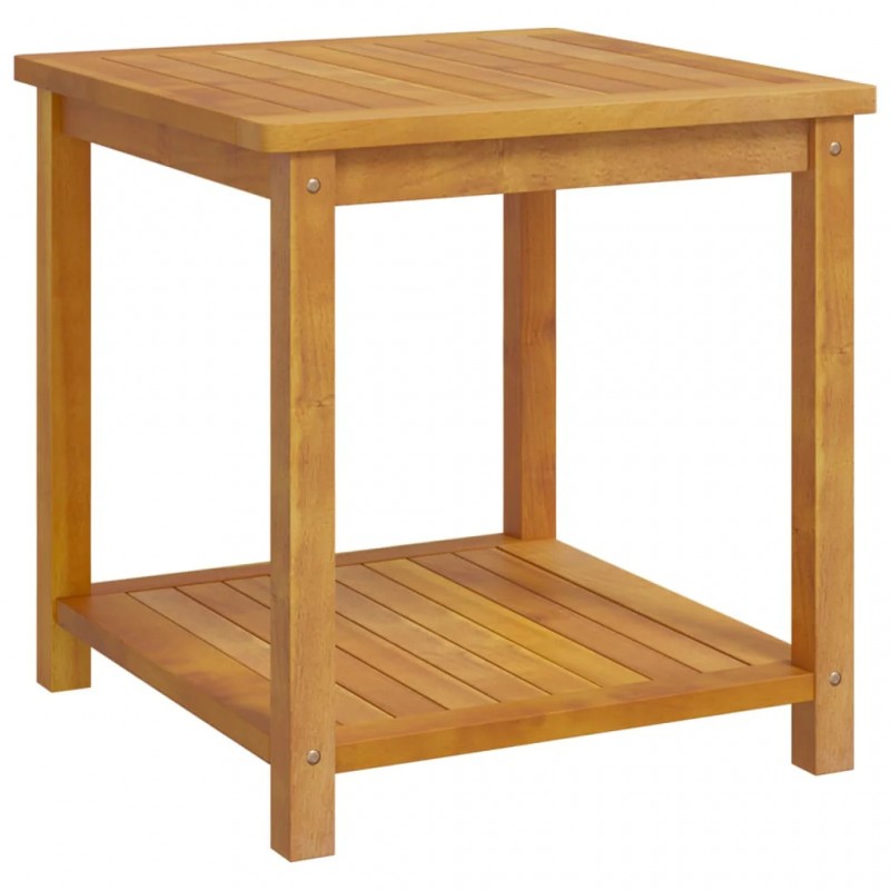 Side Table Solid Acacia Wood 45x45x45 cm Side Table Solid Acacia Wood 45x45x45 cm