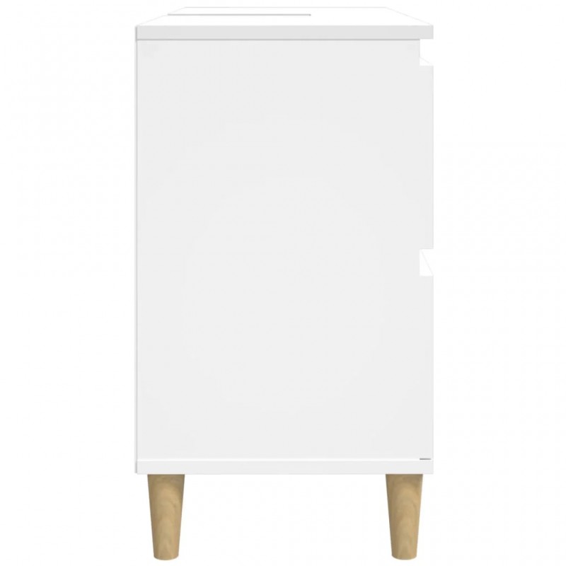 Sink Cabinet White 80x33x60 cm Engineered Wood Sink Cabinet White 80x33x60 cm Engineered Wood