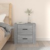 Wall-mounted Bedside Cabinet Grey Sonoma 50x36x47 cm