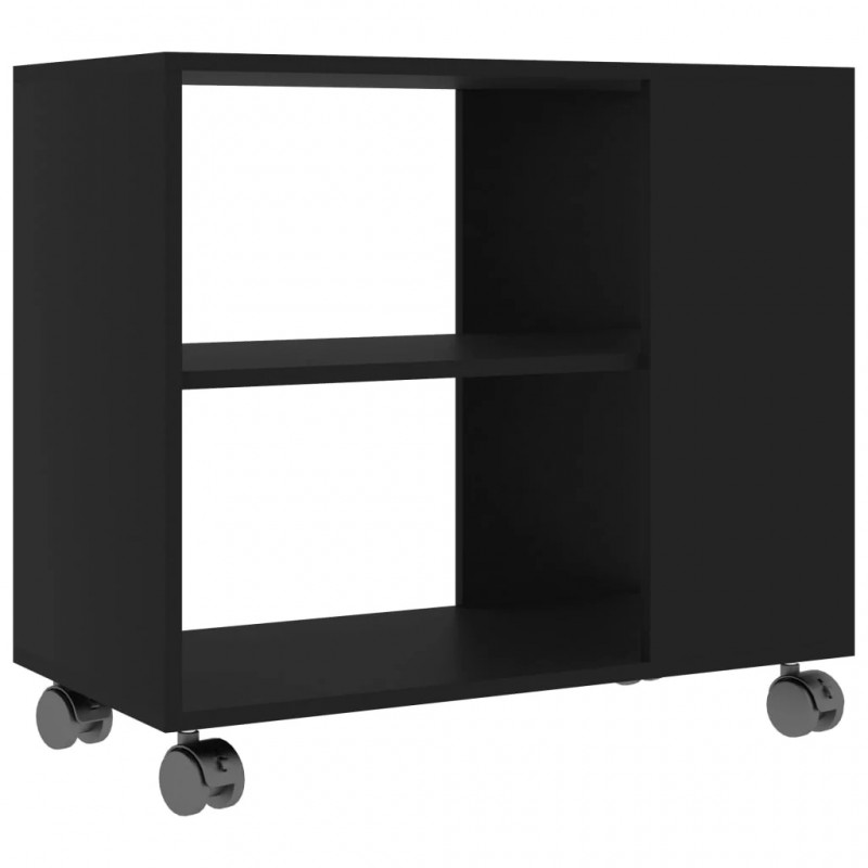 Side Table Black 70x35x55 cm Engineered Wood Side Table Black 70x35x55 cm Engineered Wood
