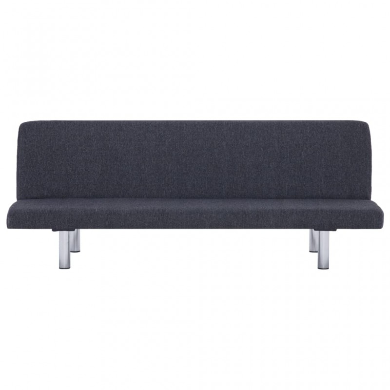 Sofa Bed Dark Grey Polyester Sofa Bed Dark Grey Polyester