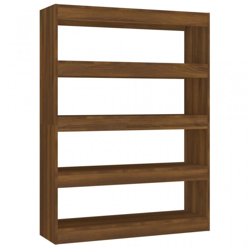 Book Cabinet/Room Divider Brown Oak 100x30x135 cm Book Cabinet/Room Divider Brown Oak 100x30x135 cm