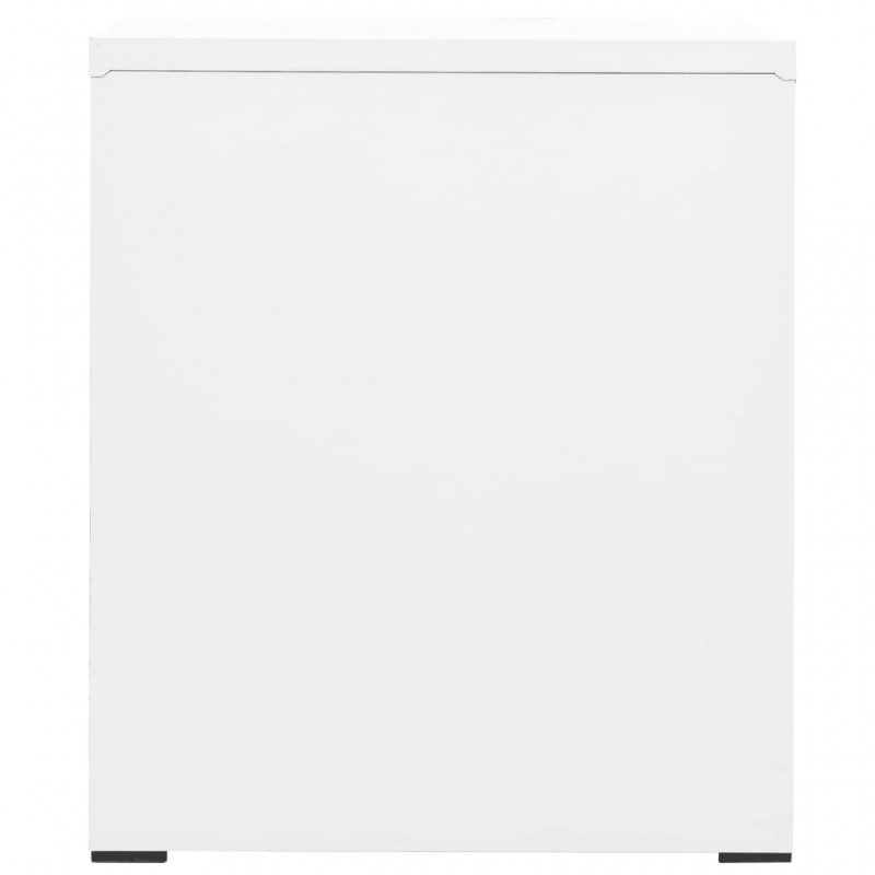 Filing Cabinet 2 Drawers White Steel Filing Cabinet 2 Drawers White Steel