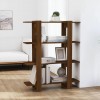 Book Cabinet/Room Divider Brown Oak 100x30x123.5 cm