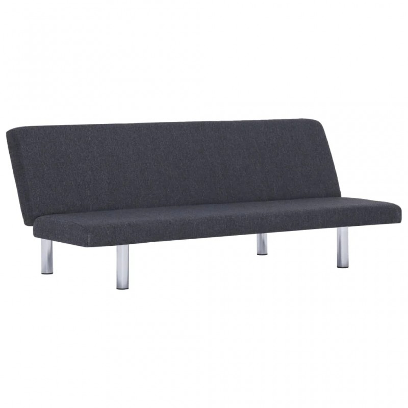 Sofa Bed Dark Grey Polyester Sofa Bed Dark Grey Polyester