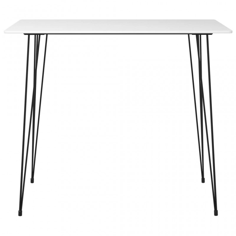 5 Piece Bar Set White and Black 5 Piece Bar Set White and Black