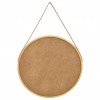Wall Mirror with Strap 60 cm Gold