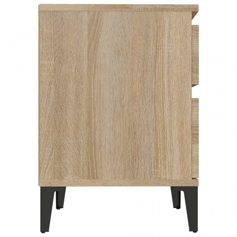 Bedside Cabinets 2 pcs Sonoma Oak 40x35x50 cm Bedside Cabinets 2 pcs Sonoma Oak 40x35x50 cm