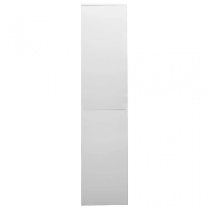 Office Cabinet with Sliding Door Light Grey 90x40x180 cm Steel Office Cabinet with Sliding Door Light Grey 90x40x180 cm Steel