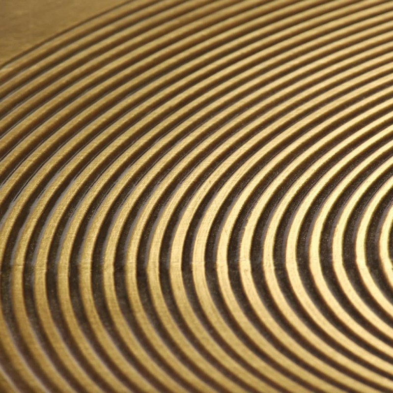 Table Set 2 Pieces Brass-covered MDF Table Set 2 Pieces Brass-covered MDF